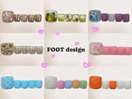 夏フットネイル