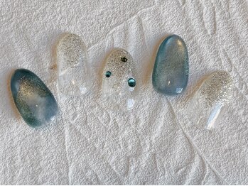 ネイルサロン エムズ(Nail Salon M's)/マグのタイダイ夏ネイル