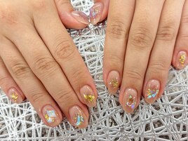 〇ちゅるちゅるワンホンネイル