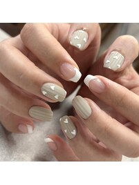 2025秋ネイル【ハートネイル】