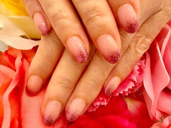 ネイルサロン サクラ(SAKURA)/王道☆ラメグラデーション