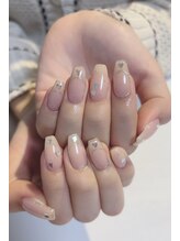 ネイルサロン エフ(ef)/囲みフレンチ