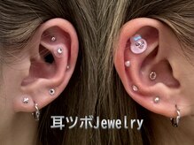 マルサンカクシカク(○△□)の雰囲気（耳ツボJewelryご新規様3200円）