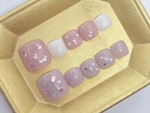 ネイルクリニック(NAIL CLINIC)/フットジェルネイル/夏/デザイン