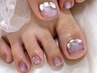 【パラジェル別途変更ok★】足元もキラキラで夏を楽しく♪Foot定額¥9500
