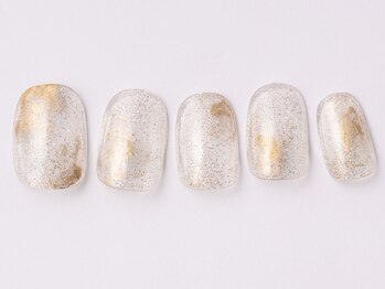 アイ ネイルズ 天神店(I nails)/リキッドゴールド　¥6500