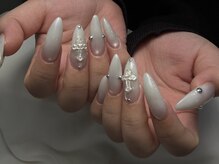 ホランイネイル(HORANGI NAIL)/フリーアートM＋チップ長さだし