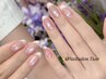 【Hand】プルプルビー玉マグネット+フレンチネイル ¥8980