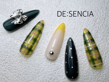 ディセンシア(DE:SENCIA)/design Gel&Acrylic Extensions
