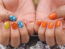 ネイルサロン アトリエ エフ(atelier efu)/【ミキ担当】ちぐはぐネイル