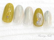 ラグジュアリーネイルズ オオミヤ(Luxury Nails Omiya)/ニュアンス*イエローグリーン