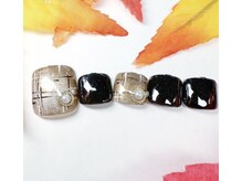 ラヴィネイル 京都駅前店 クレア(La Vie Nail claire)/2024秋冬フットNEWサンプル