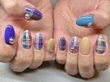 秋冬デザインと言えばチェック！オンリーワンが楽しめます♪