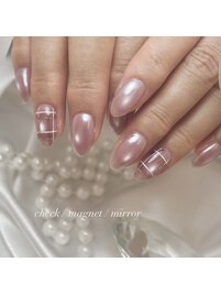 チェックネイル