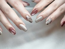 ベリー 横浜西口(Berry)/大人赤レオパードネイル¥8800