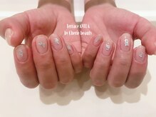 テラスアヴェダビューティー(Terrace AVEDA beauty)/クリアな大人ネイル