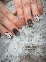 プライベート ネイルサロン マーマ(murmur)/牛柄ネイル