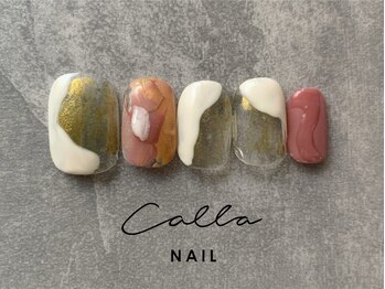 カラネイル 南森町店(calla nail)/メタリックゴールド