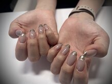 ヒミツキチ 恵比寿店(himitsukichi)/ラメフレンチ