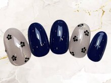 マイフェアレディ 今池(MyFairLady)/ネイビー×グレージュ×フラワー