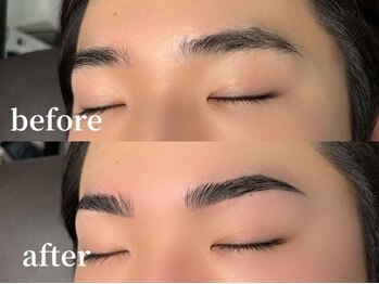 エムズアイブロウ 大阪京橋店(M’sアイブロウ)/メンズハリウッドブロウリフト