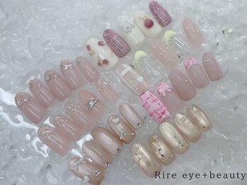 リール アイプラスビューティー(Rire eye + beauty)の写真/落ち着いた店内×丁寧な施術でリラックス♪指先から女子力UP♪思わず二度見してしまう理想のネイルに☆