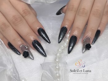 強め2本ワンホンネイル♪