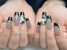 ピカネイル 上野 御徒町(Pika Nail)/フラッシュｘフレンチｘシルバー