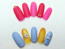 ユースタイル 新宿店(U-style)/シェルネイル　マット仕上げ