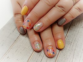 押し花ネイル