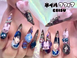 推し3D×実写ネイル