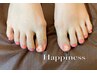 現金払い/フットジェル 親指アート付きクーポン☆甘皮ケア、フットバス付き