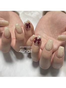 フォーユーネイル(4U nail)/リボンネイル