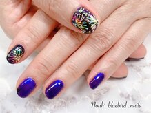 ノアブルーバードネイルズ(Noah' bluebird .nails)/花火デザイン！！