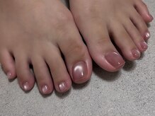 アオ(ao.)/フット ピンクマグネットネイル