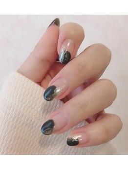ザ ワンネイルズ(The one nails)/塗りかけネイルデザイン
