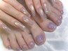 定額シンプルネイル+フットワンカラー