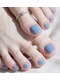 ネイルサロン マジックガール(Nail Salon MagiqueGirl)の写真/フットもハンドも輝く！マグネットワンカラーで指先から気分を上げるサロン◎