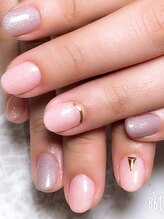 レディグリッター(Lady glitter)/シンプルオフィスネイル