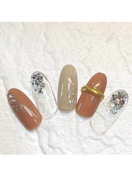 ミュナ(myuna)/秋のリングネイル