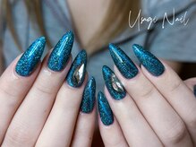 ウサギネイル 新大久保店(usagi nail)/マグネットフレンチ秋可愛い