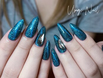 ウサギネイル 新大久保店(usagi nail)/マグネットフレンチ秋可愛い