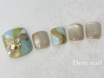 フット(緑×青×ゴールド)