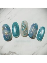 ヘアー ユニバース(HAIR UИIVERS)/夏☆シュワシュワネイル