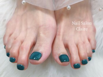 フットネイル(ワンカラー)