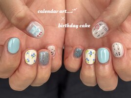 birthday nail