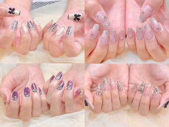 NICENAIL/ジェルネイル/パラジェル/フィルイン/マグネット/長さだし/取手駅前店/持ち込みデザインコース