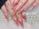 Angel nail【ジェルネイル/長さ出し/マグネット】の写真