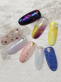 レディグリッター(Lady glitter)/シンプルアートサンプル