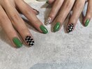 チェックネイル